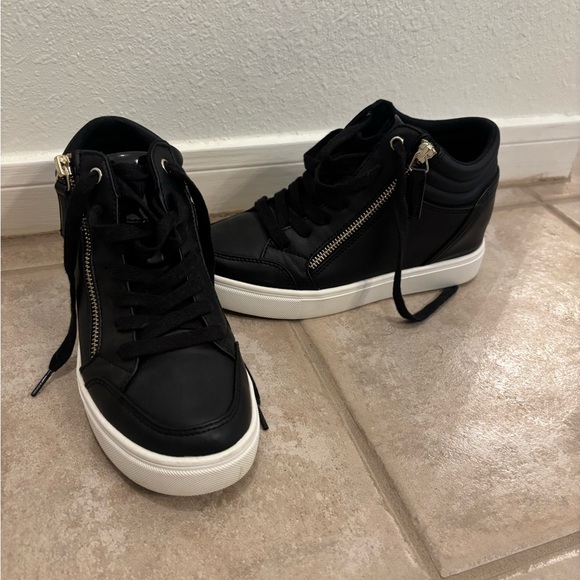 Nine West Black High-Top Sneakers - Picture 3 of 6